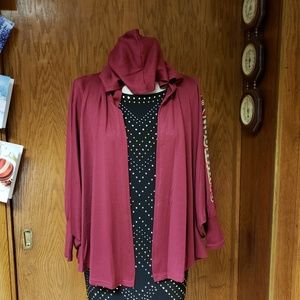 Stunning Hogwarts Open Cardigan Hoodie XS